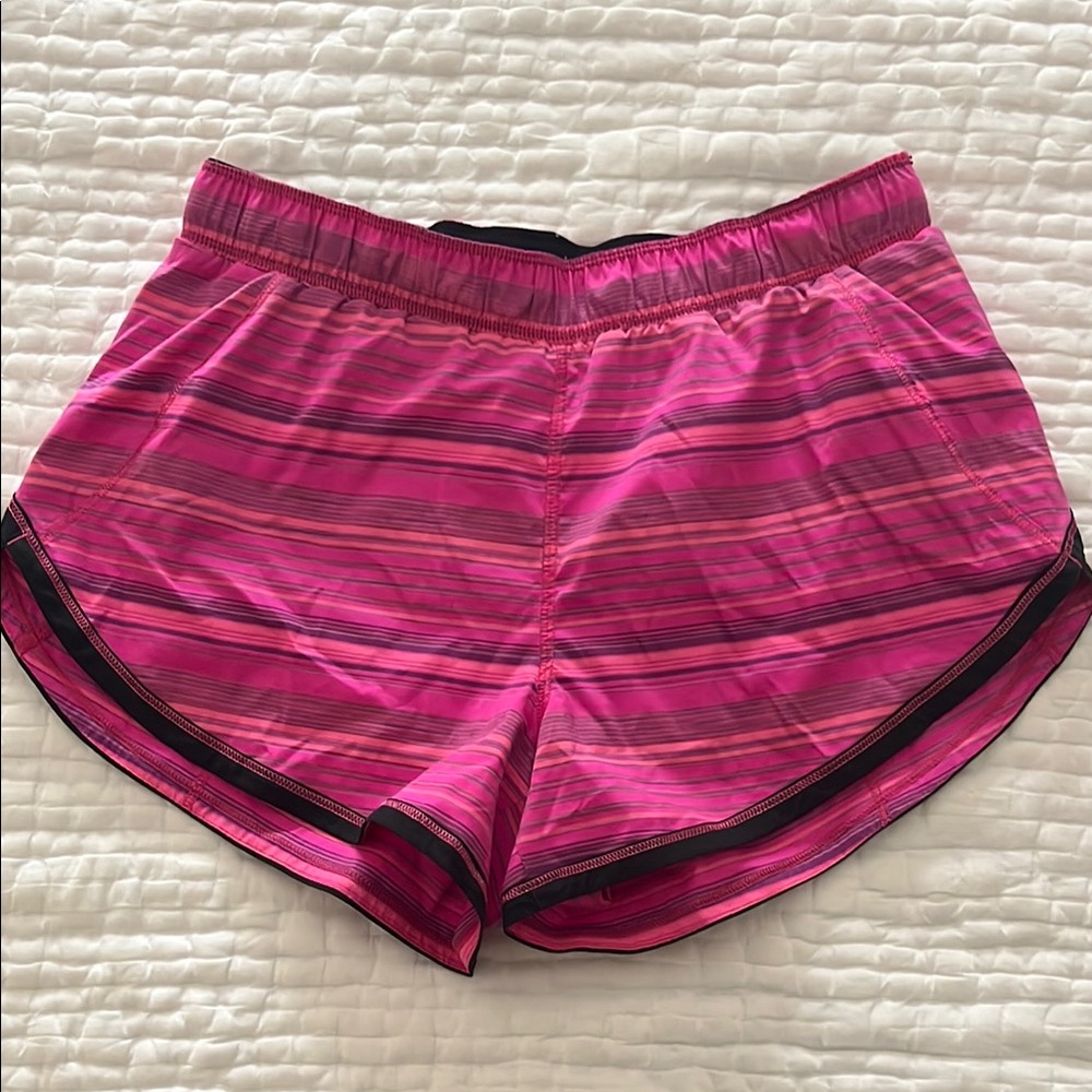 Lululemon Athletica Pink Athletic Shorts Lightweight Moisture-Wicking